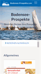 Mobile Screenshot of bodensee-prospekte.com